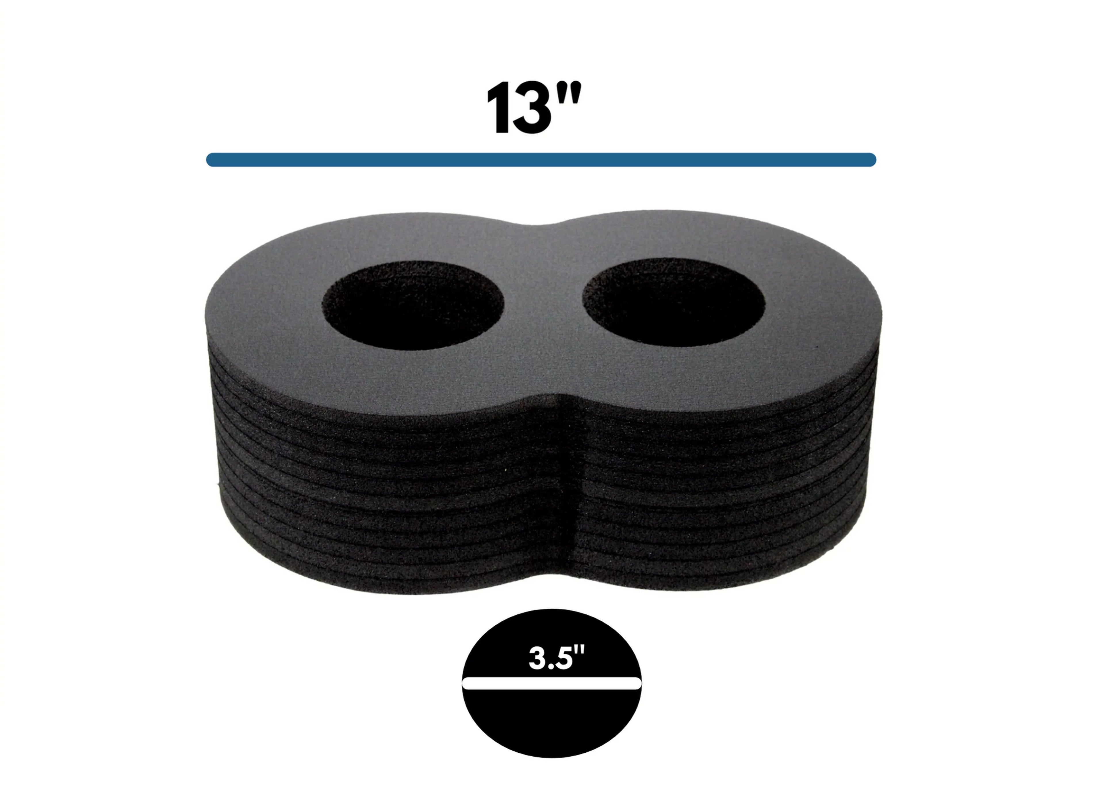 Tray Holders Holders Drink 2 Pool with 6 Party for Wide Resistant Floating Float Cup Whale Durable 13 Foam Inches Compartment Drink Refreshment Lounge Polar or Tumbler Float UV Beach Holder Black