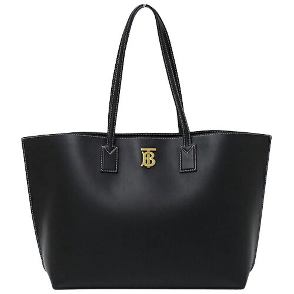 Pre-Owned shoulder Burberry tote black BURBERRY (Good) ladies bag 8052726 leather