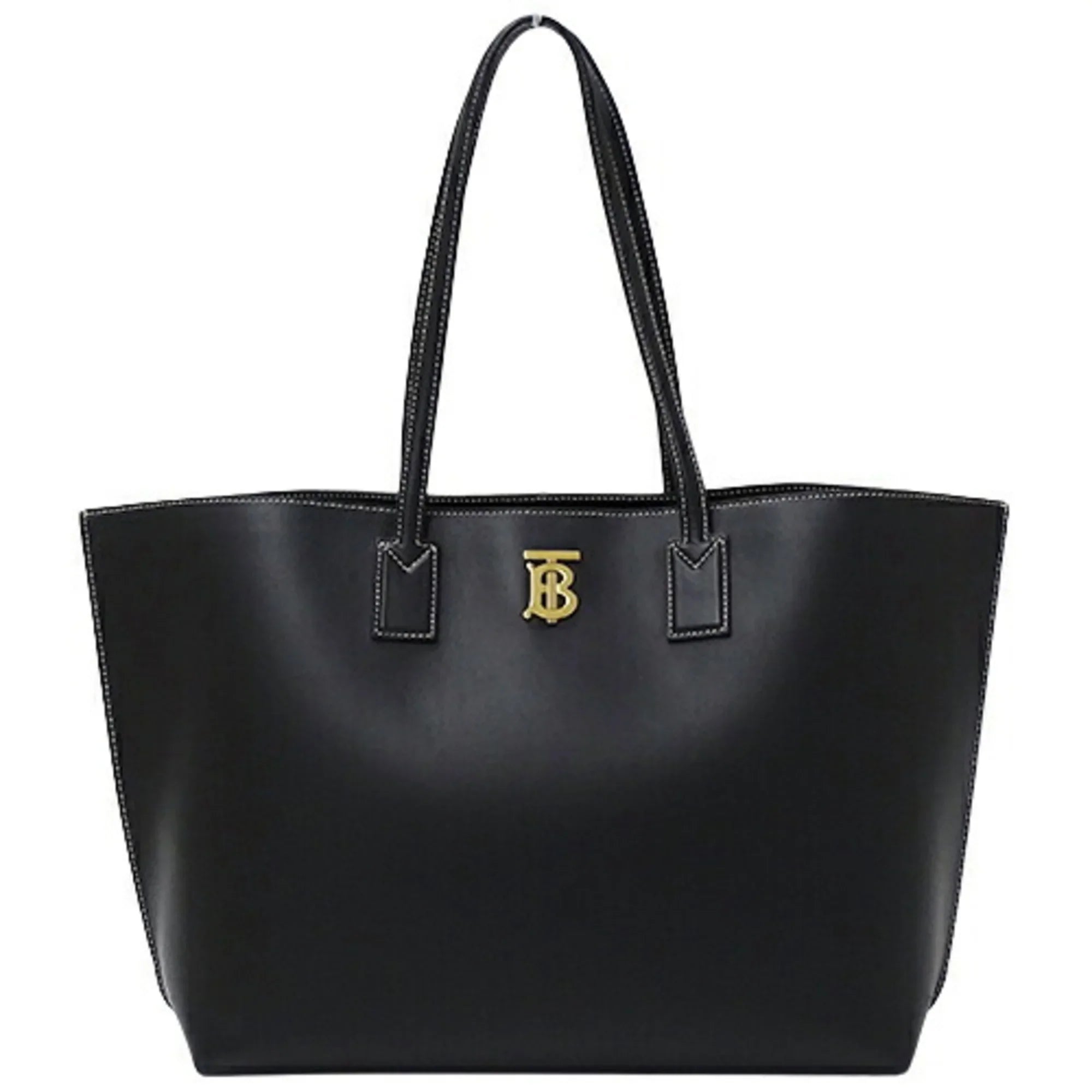 Pre-Owned shoulder Burberry tote black BURBERRY (Good) ladies bag 8052726 leather