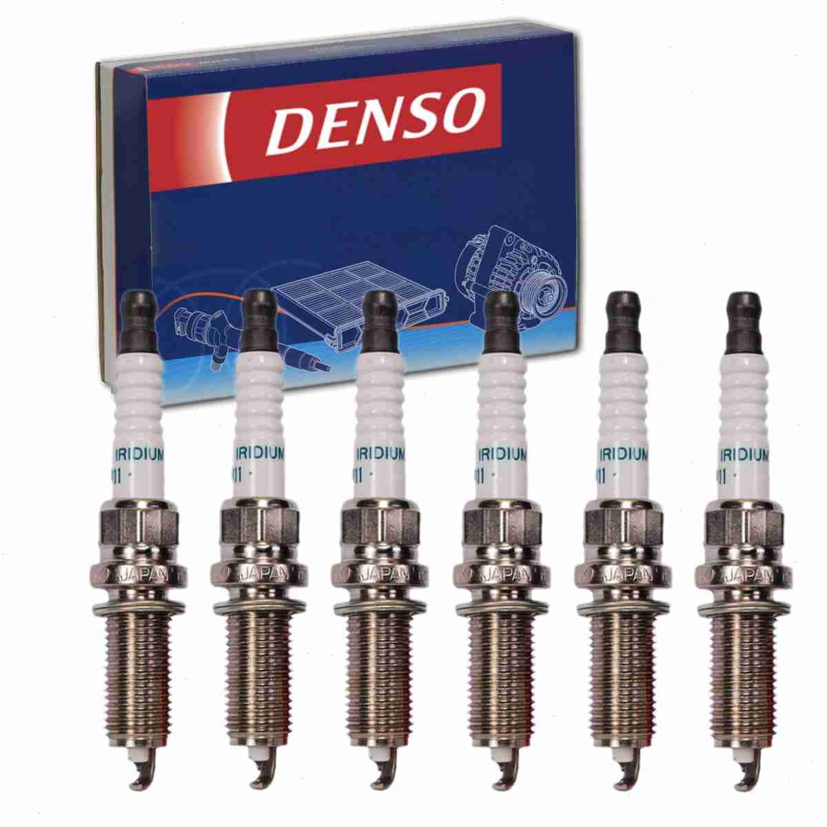 Spark Infiniti 3.7L V6 G37 Plugs with 6 compatible pc DENSO 2008-2013