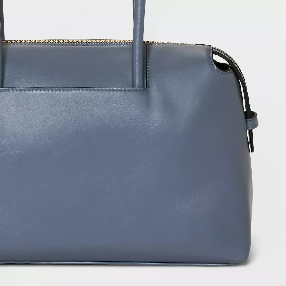 Shoulder New Bowler Handbag A - West East Day Gray