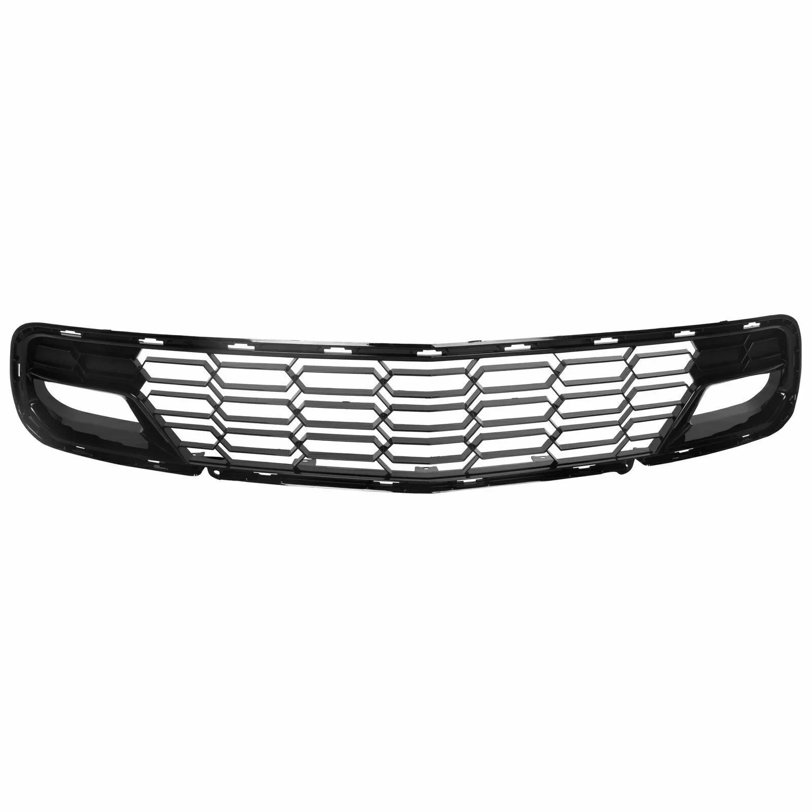 Black Cover Front Corvette Plastic Z06 All design for Front Bracket) Bumper Lower Models Painted Chevrolet Glossy Kojem C7 Camera 2014-2019 (W/O Grille