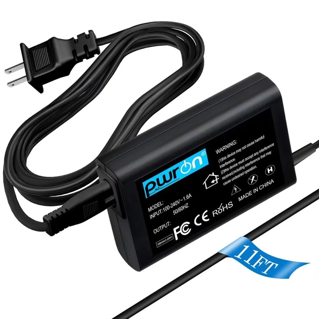 HT-MT300/B for Cord Adapter HT-MT300 SAMT300 HT-MT300/W Compact Active Replacement Compatible System Power SA-MT300 AC/DC Soundbar PwrON Speaker 2.1 Channel Supply
