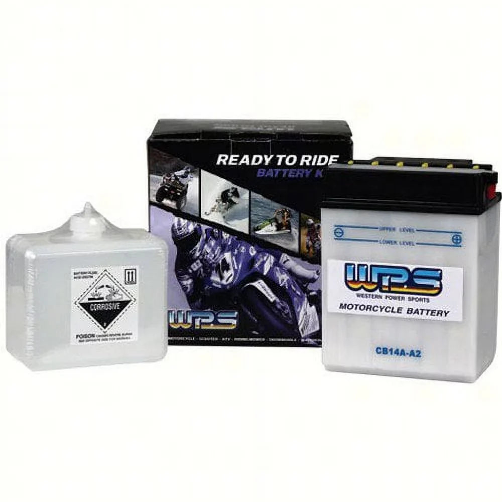 Duty / Power Acid Battery CB14A-A2; Sports Heavy 12V - Western WPS Cb14A-A1/14A-A2 W
