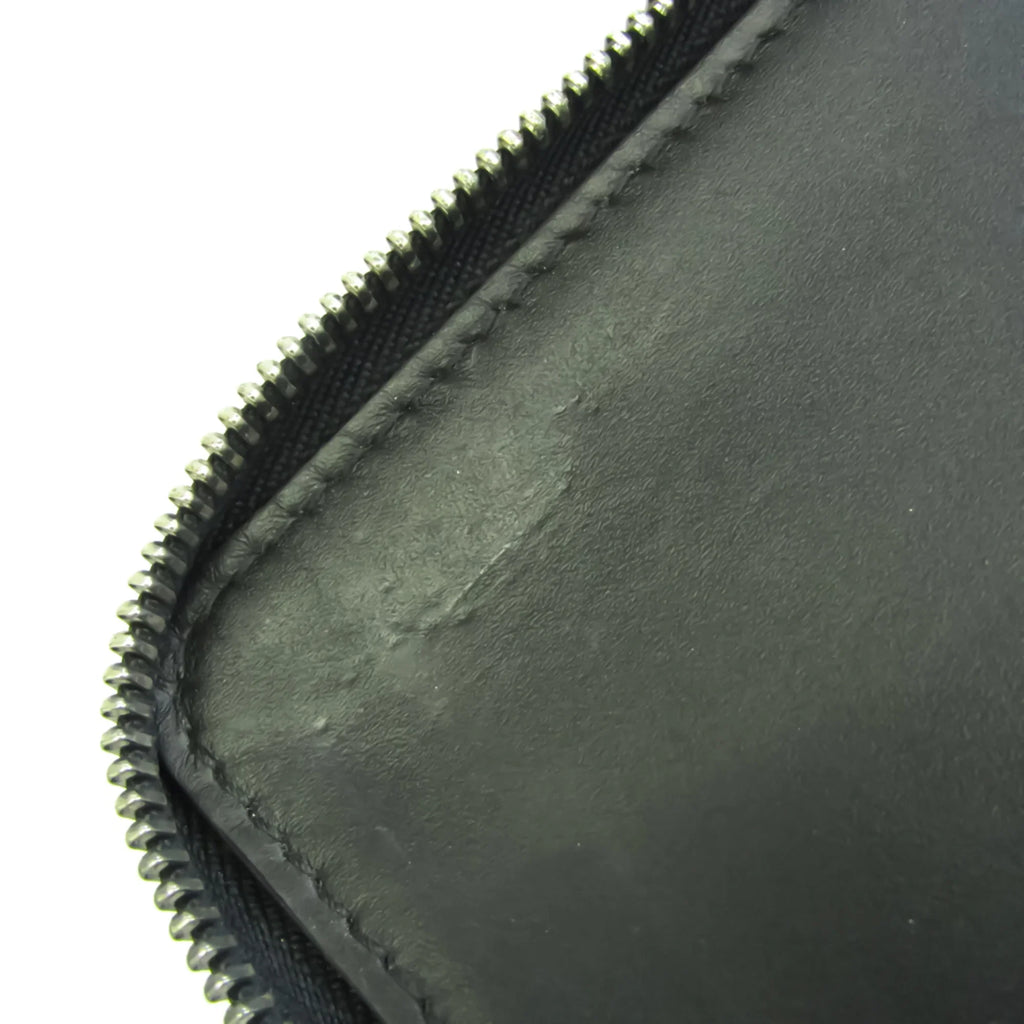 (Good) Zippy Organizer Wallet Utah Leather (bi-fold) M97026 Pre-Owned Basalt Men's Long