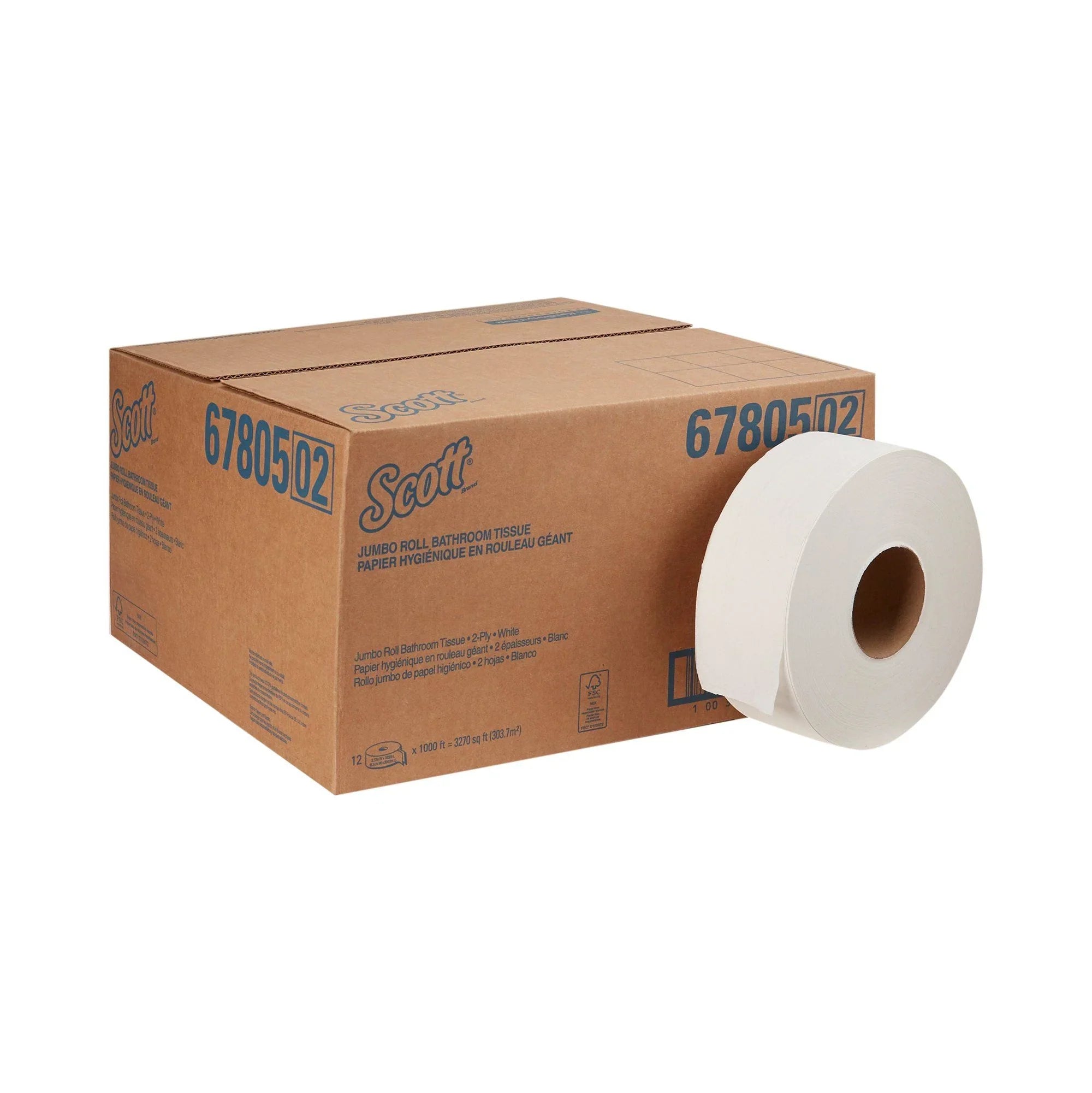 Paper (CS/12) Scott Jumbo Essential Toilet Roll