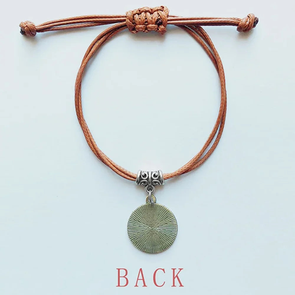 Rope Famous Leather Brown Delicious Dishes Hide Wristband Jewelry Singapore Bracelet