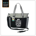 Influence Bag Tote Gray Teacher LouLou