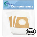 3920047001, 27 3 Bagged Bags (Light for Pack) Devil Replacement - Vacuum Pack per M085580 Featherlite Vacuum U Green) 3920048001, - Vacuum Bags (9 with Dirt Upright Type Compatible Bags Dirt Devil