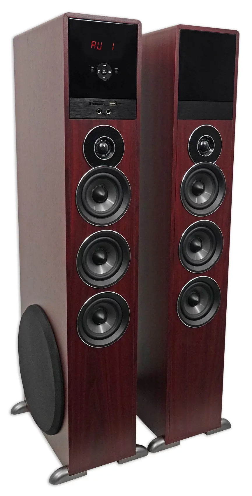 System Theater Tower SK8000 LG Speaker w/Sub For Television Home TV-Wood