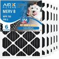 8 700 Filter 12x30x1 5 Odor Carbon & WICKED AIR. 6 12x30x1 Filter to AIRX FPR by Furnace USA Pack Comparable CLEAN Premium Air Made FILTERS Filters MPR HVAC AC MERV Eliminator