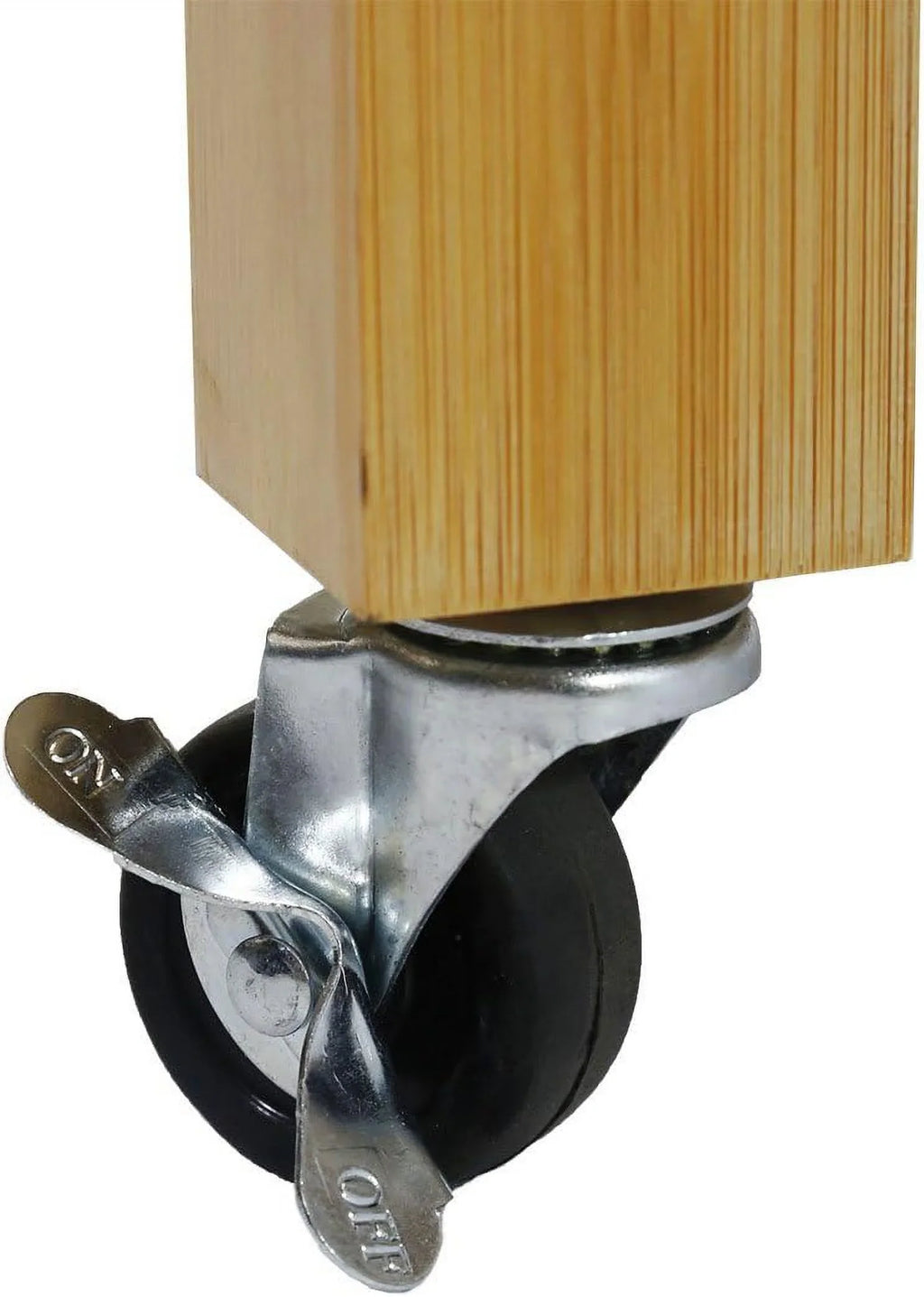 Butcher Prepping Casters, Shelves, With Island Bamboo Locking Rack, Kitchen On Cart Wood Towel Cart Wheels, Block Rolling Drawers Trolley Food