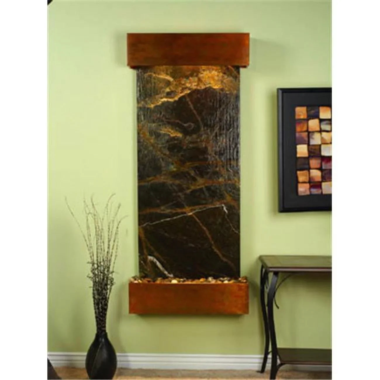 Fountain Adagio IFS1005 Green Rainforest Marble Wall - Falls Inspiration