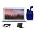 By Express Core Wireless Case, 2 i5 SSD Bluetooth/Wireless RAM Restored Bundle: MacBook 11.6-inch 128GB Airbuds Certified 4GB Day Black Mouse, Air (Refurbished)