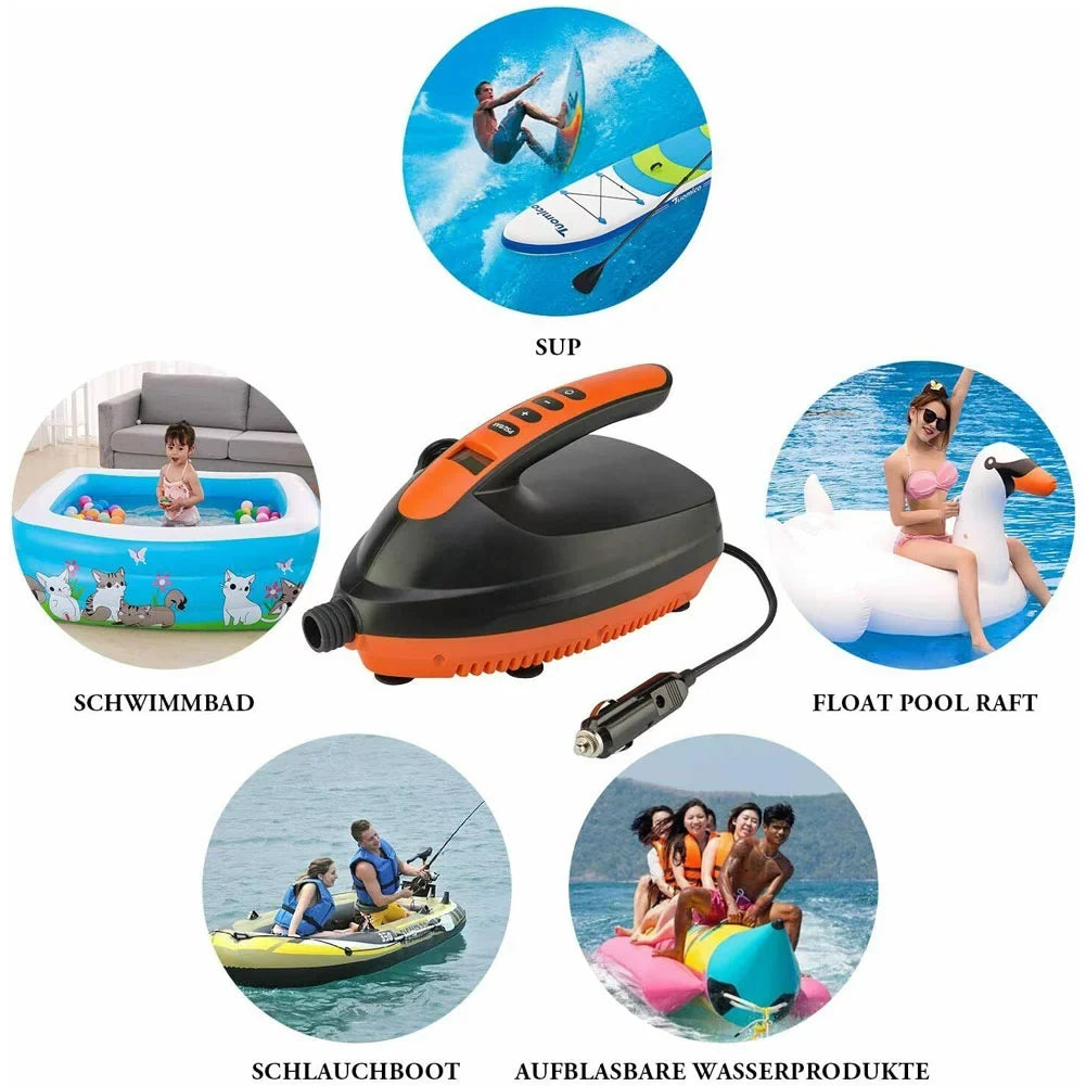 Electric Pump Paddle Air PXIWS High Pump 16PSI 12V Intelligent Orange Board 2-Stage Pressure