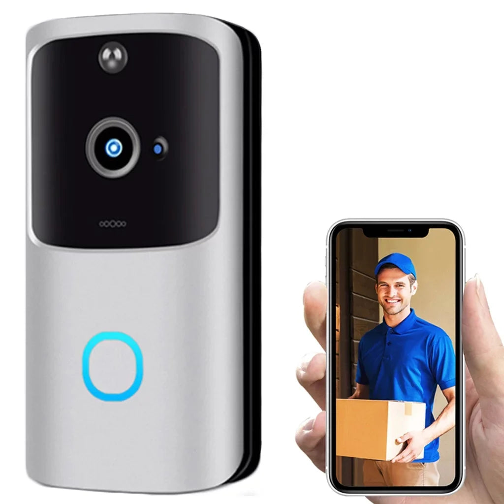 Doorbell Wifi Audio Motion Operated Ios&Android Camera Vision & Speaker Hd Wireless Night Doorbell Video for