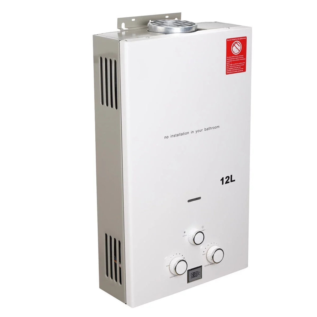 Camping Tankless Propane LPG Heater Portable NICCOO Gas Gas liquid 12L exterior Boiler