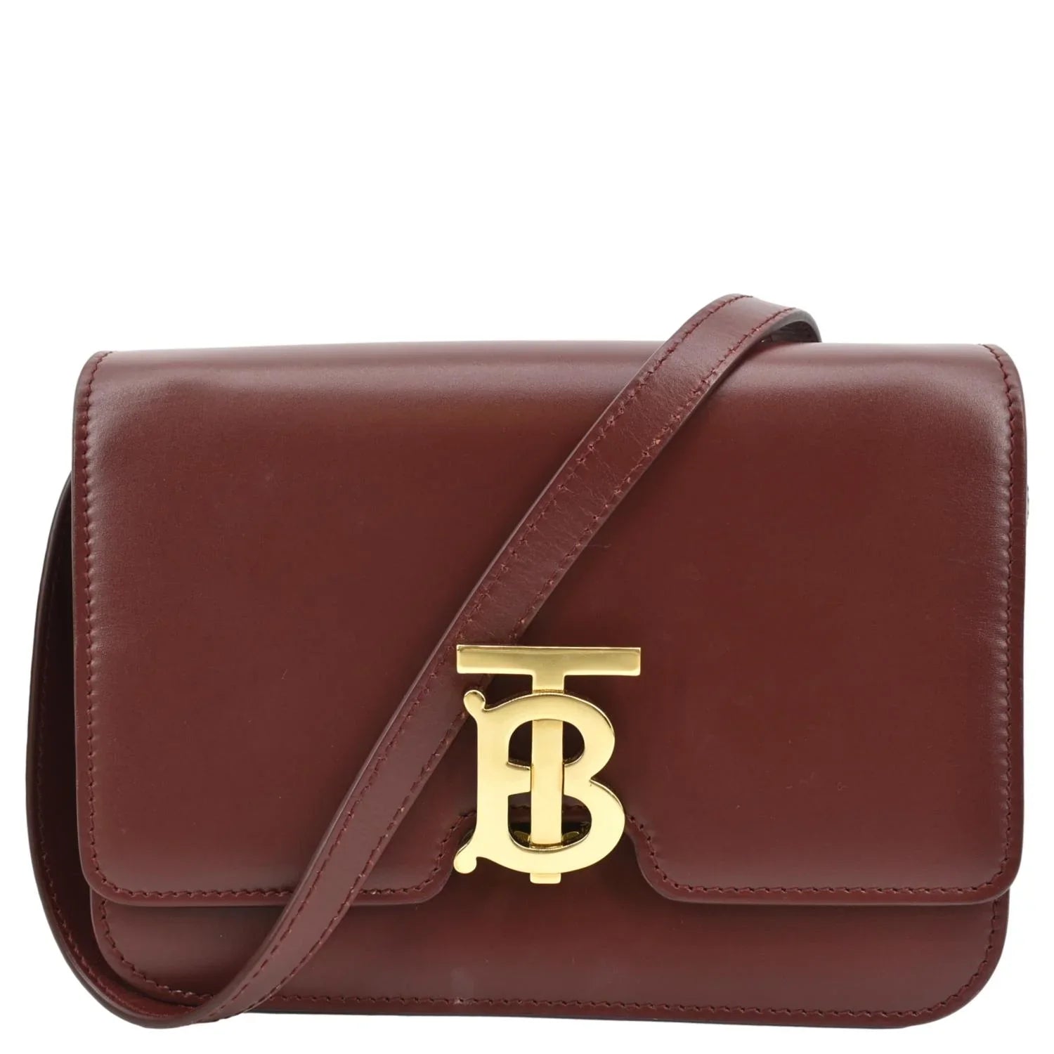 Red Shoulder Bag Leather Lola Pre-owned BURBERRY Tb