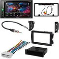 Pickup KIT4705 for AM/FM W/ WVGA Bluetooth/Backup Pioneer DVD/CD Stereo Camera/Installation Car Touchscreen Bundle Double DIN 6.2" Media with Dodge Digital 2006-2008 Receiver Kit/in-Dash Ram