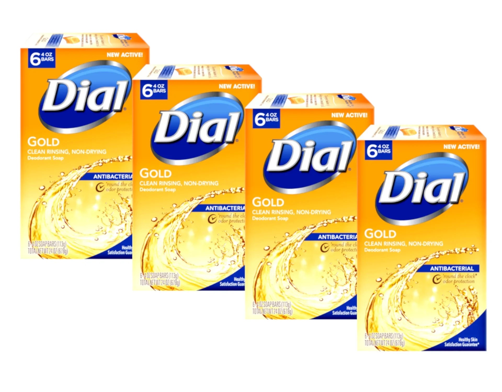 Ounce Pack Bars, Soap Dial Antibacterial 4 of 6 Count - Gold 4