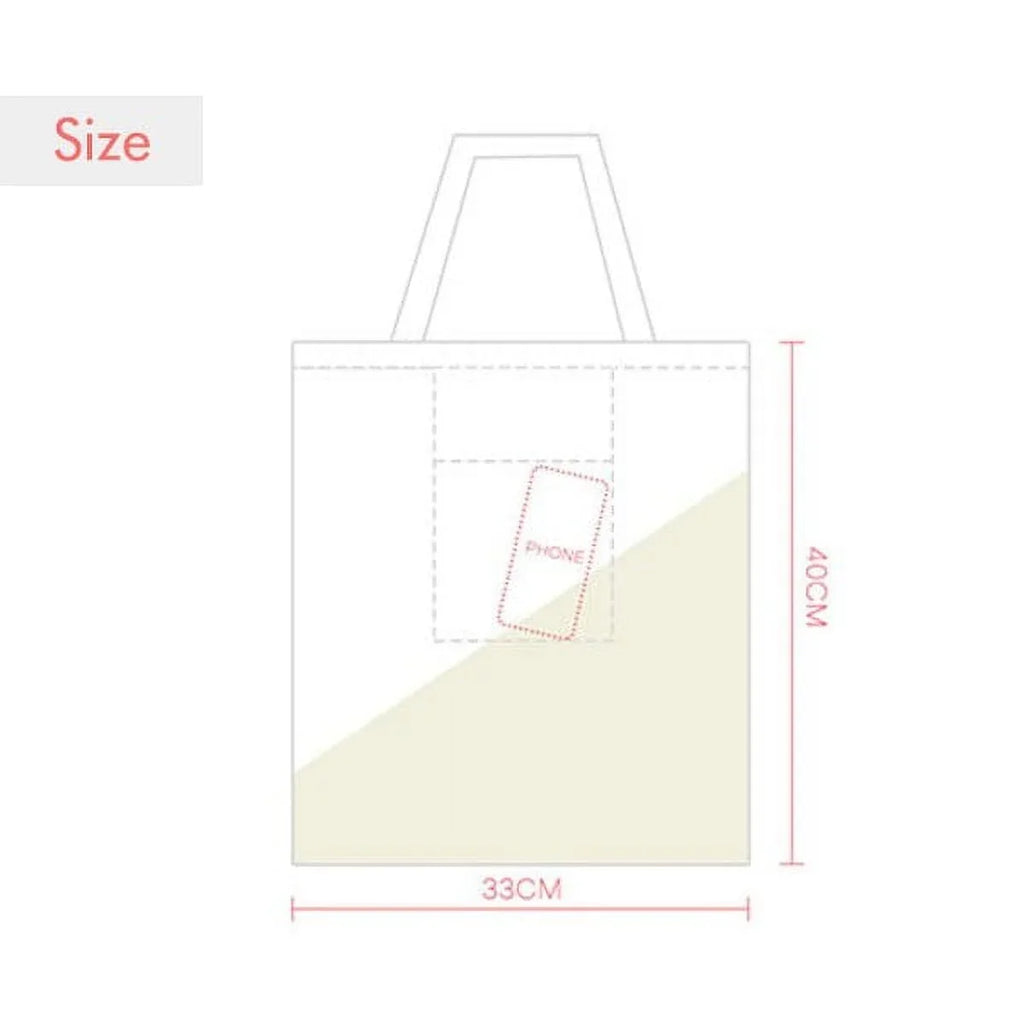 Satchel Casual Canvas Tote State York Bag New Handbag Flag Shopping Outlines