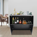 Foldable Event 19.5x47.75x42.75in bar Portable Cabinet Aluminum with Black TOOL1SHOoo Edging