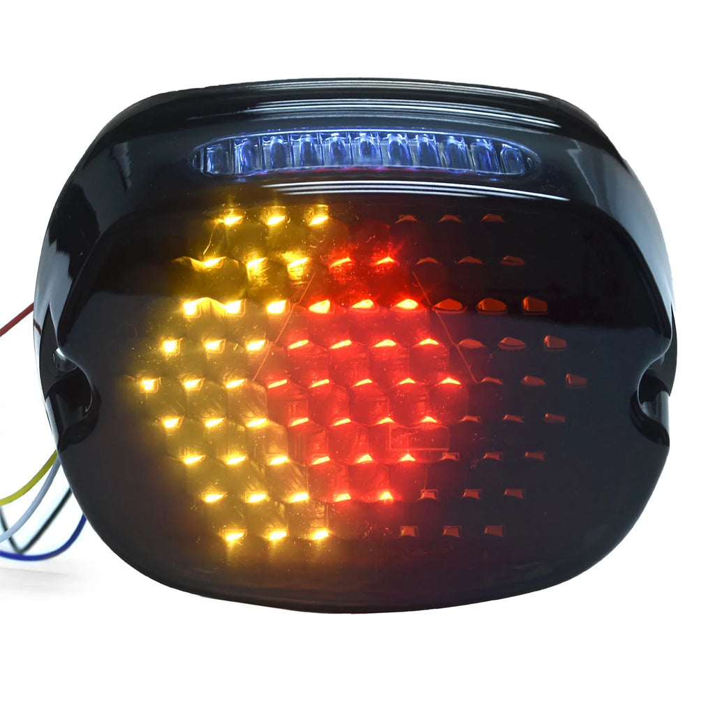 Profile Light Ultra Tail Brake Electra Most FLHTCU Classic Fits LED 6-1/4" 1999, Round Krator Running Turn Low Davidson Compatible with Smoke Light Signals Glide Light - Harley 2007-2014 Headlights