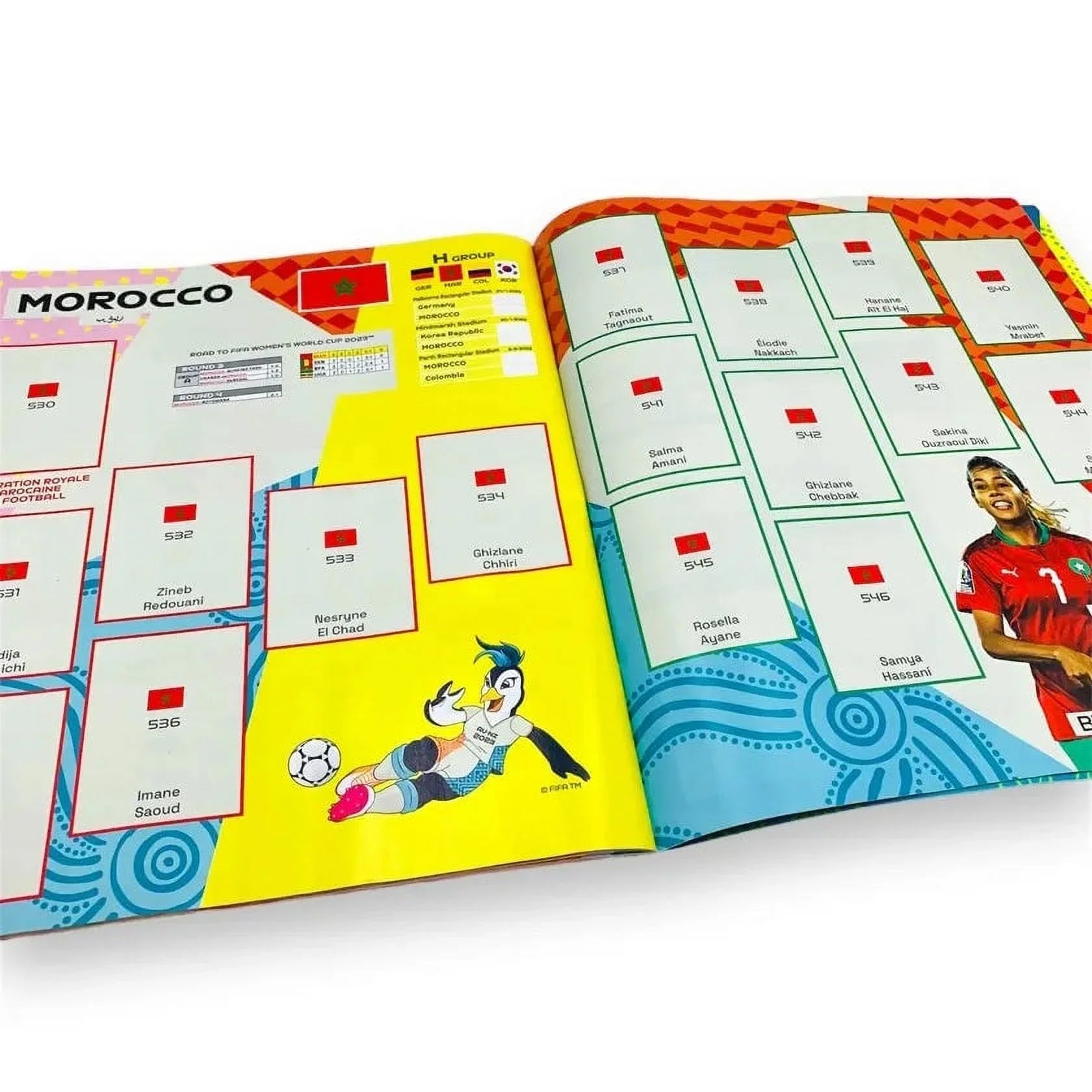 Stickers) 551 Packs 2 Bundle & Women's - Stickers (Album Pack) + Panini World Starter 2023 (100 Mega Cup FIFA