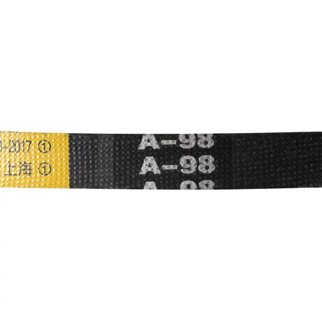 2pcs Rubber A98 V-Belts 98" Belt Mid-Perimeter, Drive A-Section