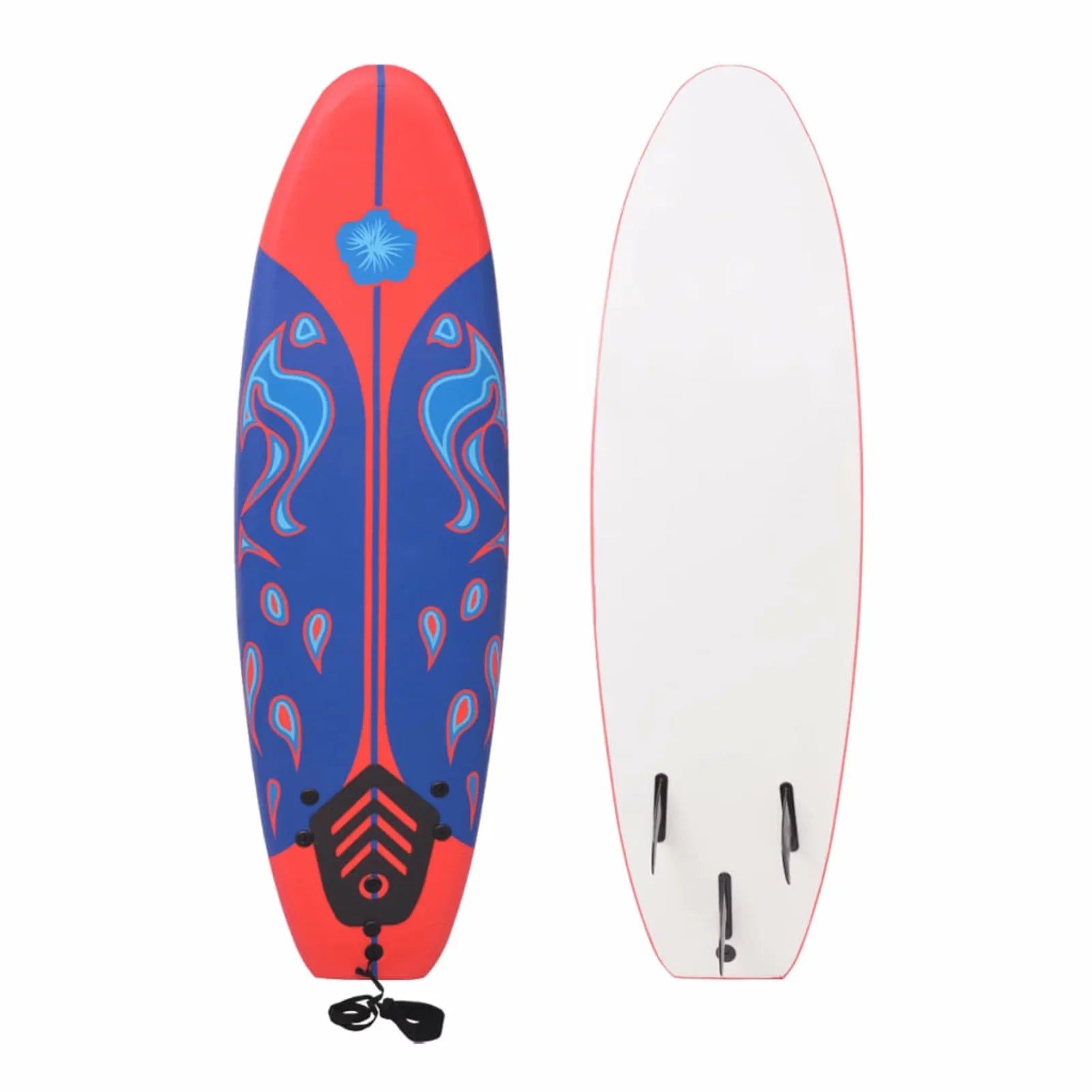 Inches 66.9 18.4 Youth x Surfing Fins, 3.1 for Beginners W x and Leash (L x T) Board Surfboard x and Beach with Adults Kit Anself