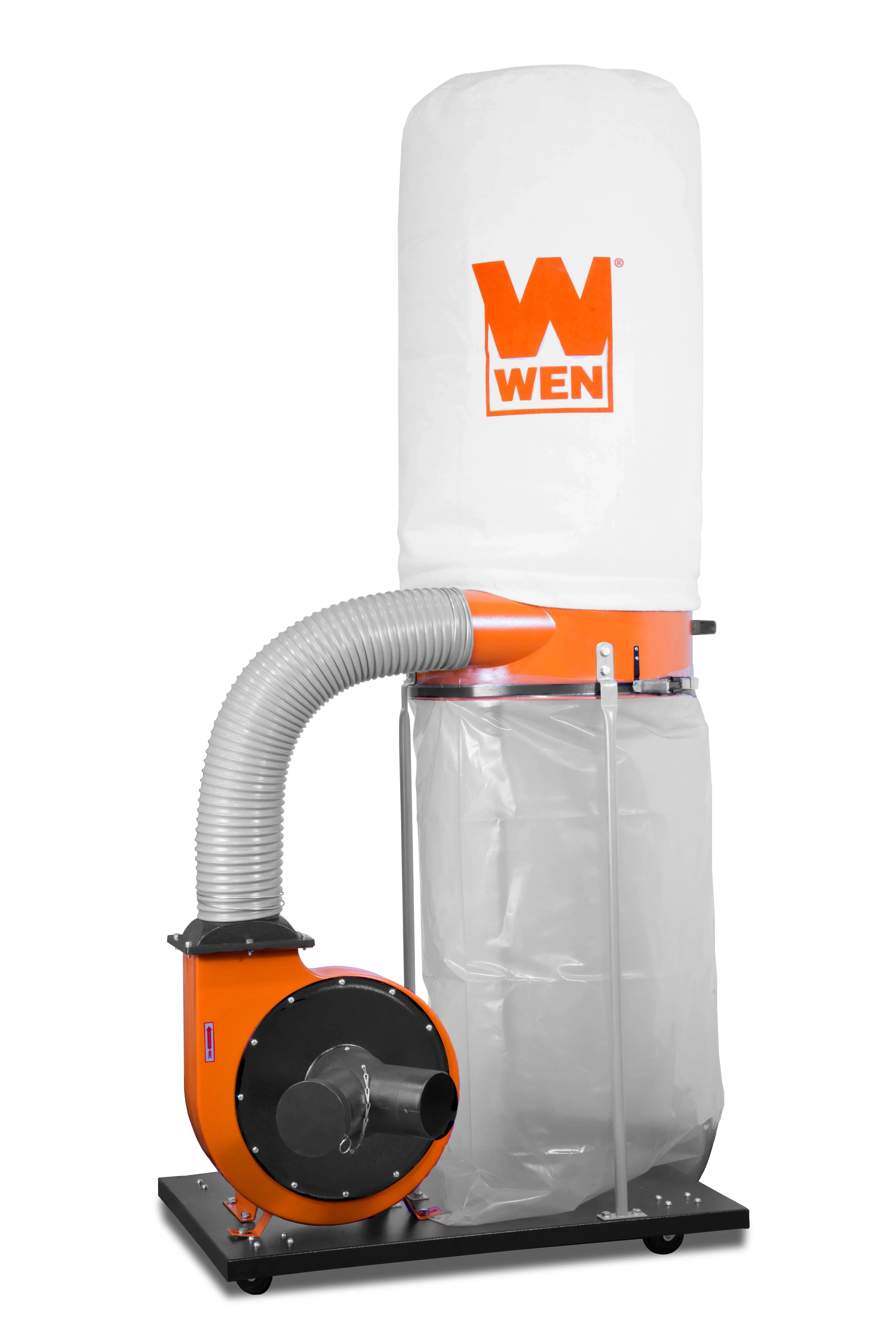 and WEN 5-Micron Dust Base 1,300 14-Amp Collection Woodworking Mobile CFM Bag with Collector 50-Gallon