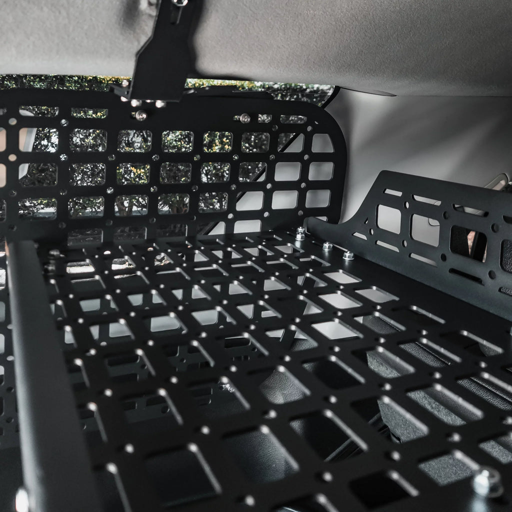 Storage Shelf BAKOD MSW100 Toyota Window 4Runner Molle Panel for Set MSPS100 Black 2010-2023