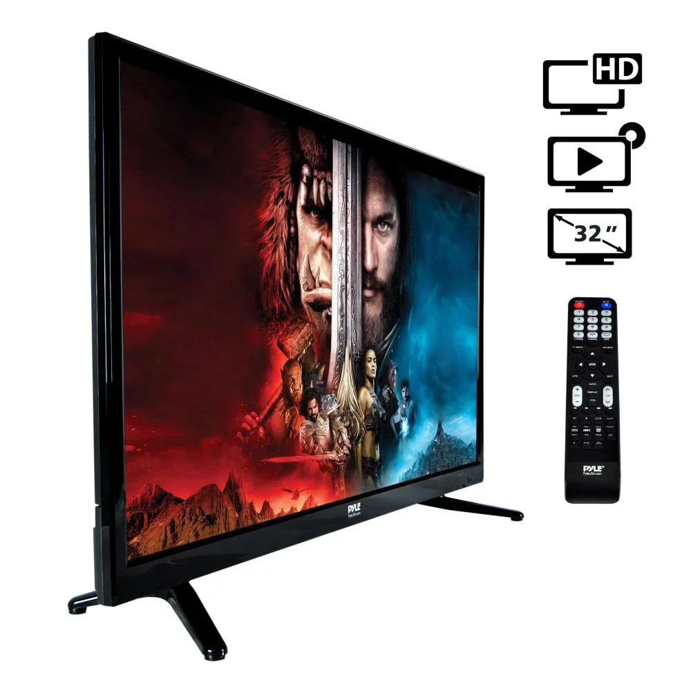 HD DVD TV Inch Pyle 32 Pack) with 2 Player (2 LED 1080p Widescreen x PTVDLED32.5