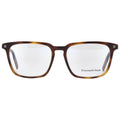 Rectangle Full Havana EZ5201 Zegna Eyeglasses Dark Ermenegildo Rim