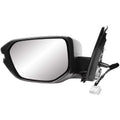 w/turn Hatchback, trim, w/o w/PTM chrome Driver black Mirror Side L, HONDA camera, cover, 63636H K-Source HP(17-20) (textured Civic for signal, w/o foldaway),