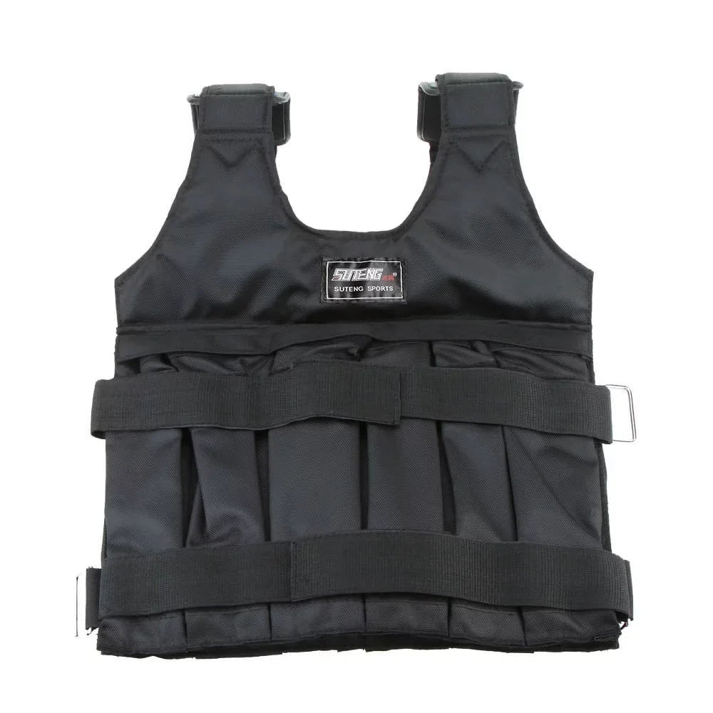 Adjustable 50kg Exercise Vest Max - apparel Training, Weighted Loading Invisible for SUTENG Weightloading and Boxing Sand