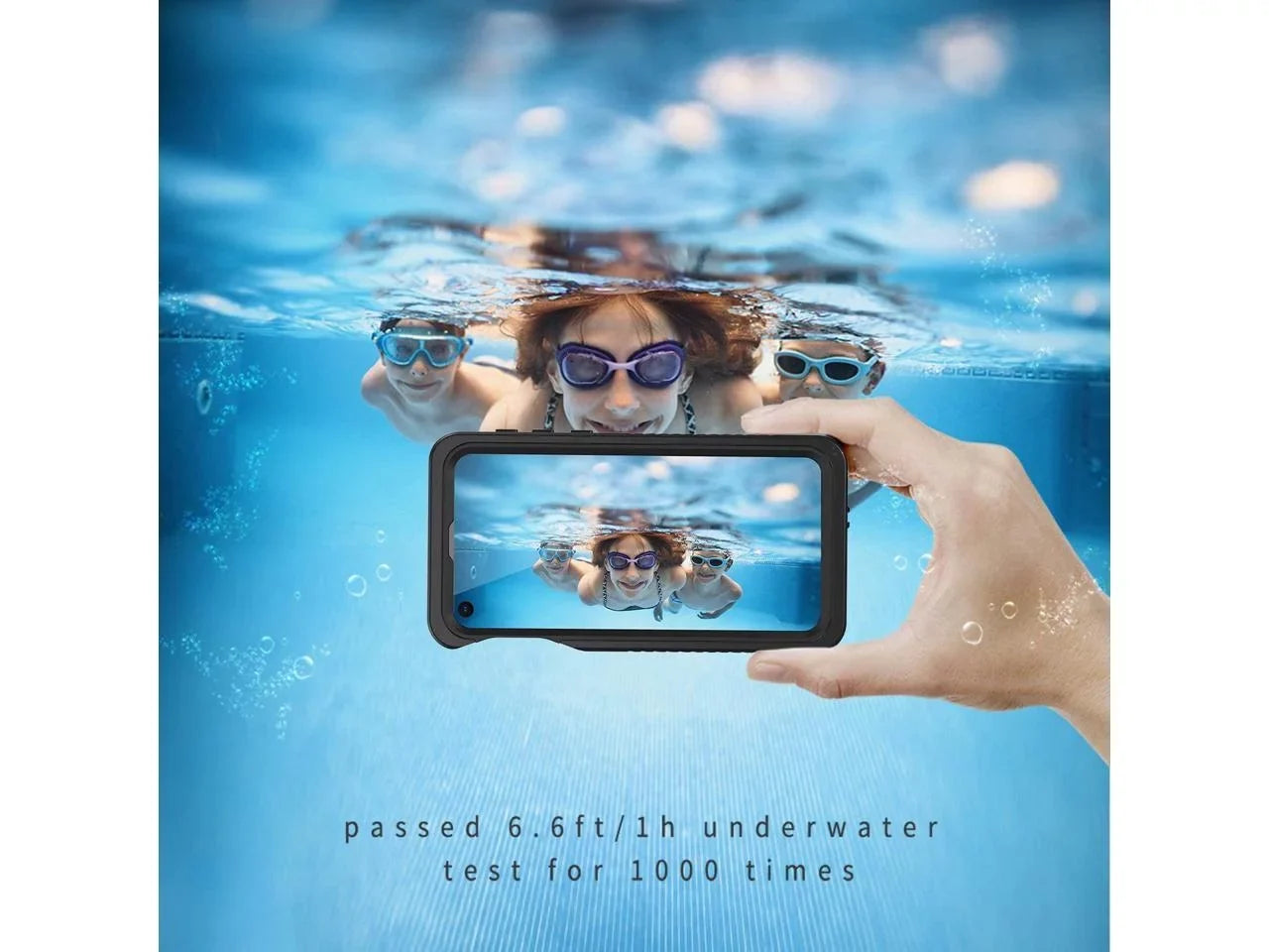 Underwater with for Galaxy S10e Protector, Sealed Protective Waterproof Shockproof Body Clear Screen Full IP68 Case, Case S10e Built-in Cover Dustproof