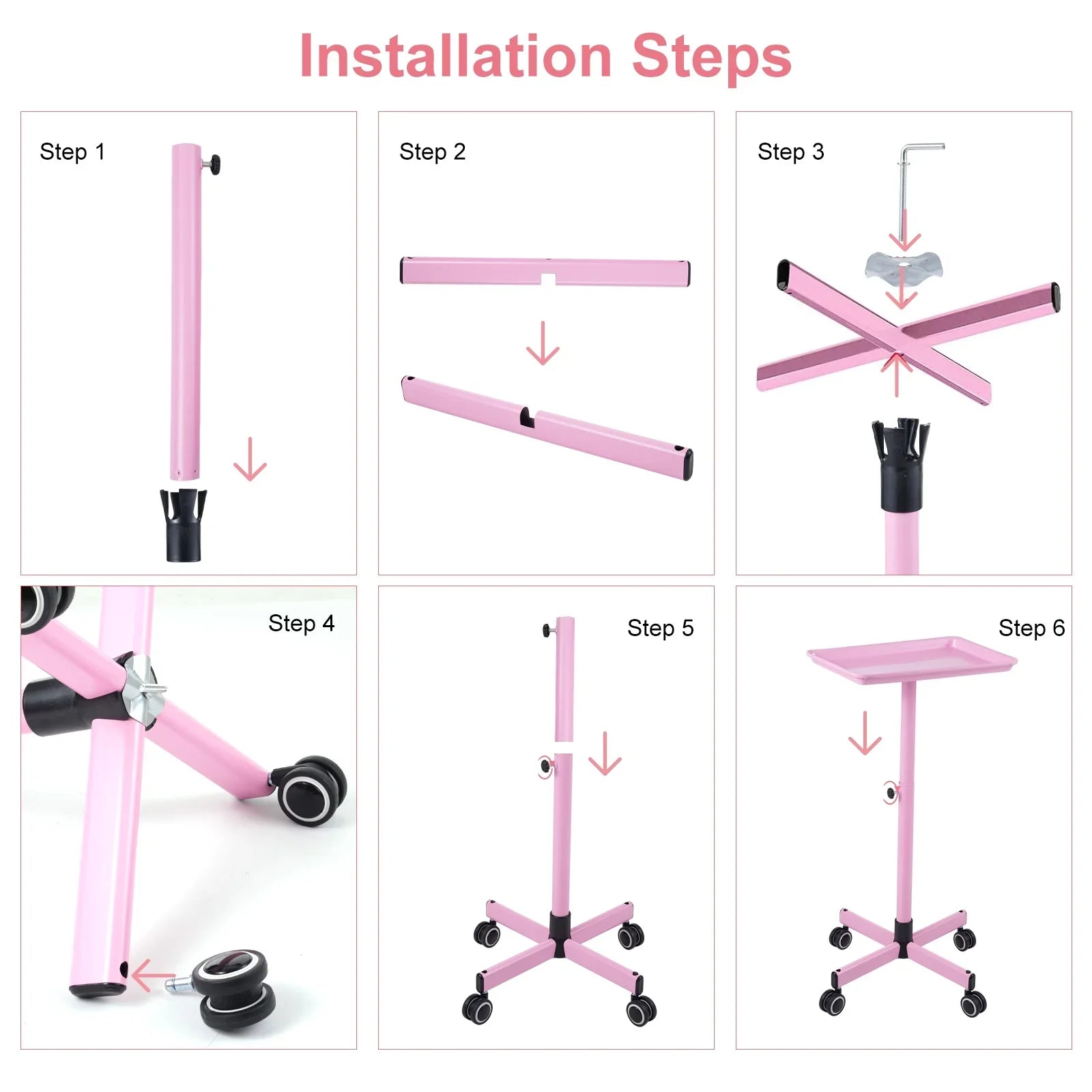 Professionals And - Wheels Hair Wheels Spas Beauty - Portable - Bestauty WheelsAdjustable Salon Convenient Color Salon Hair Cart SalonHair Hair Salons Shelf,Use Storage Hair Clinic By