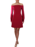 Cocktail Women's Jill Wineberry) Stuart outfit (0, Jill Off-The-Shoulder