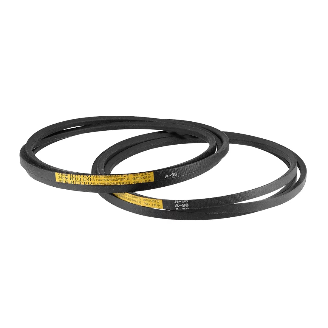 2pcs Rubber A98 V-Belts 98" Belt Mid-Perimeter, Drive A-Section