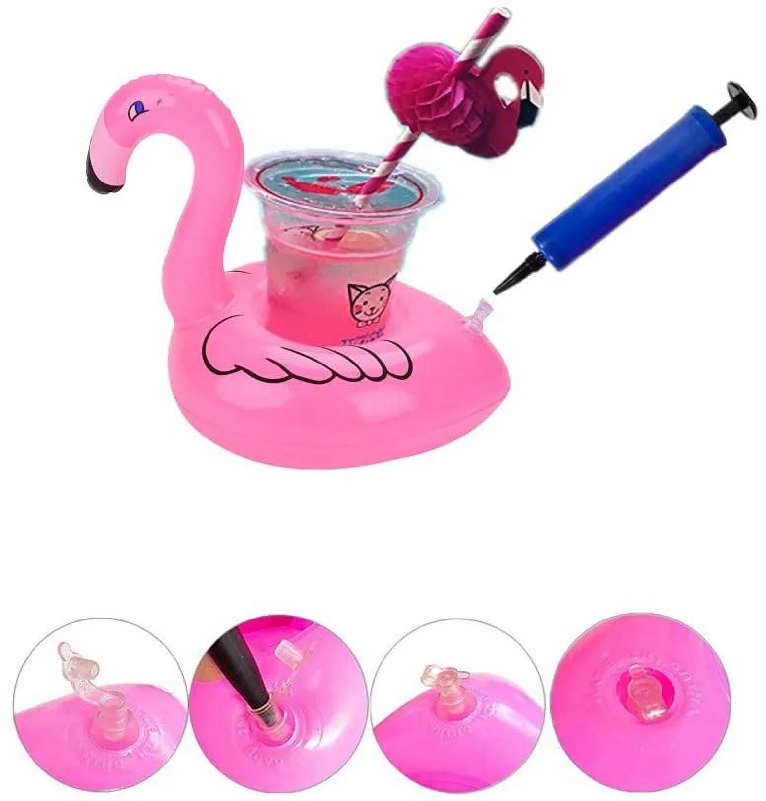 Cup liquid Coaster Floating Holder Pool Fun Party Coasters Floats Drink Floats Inflatable Drink Pool for Holder Inflatable Float