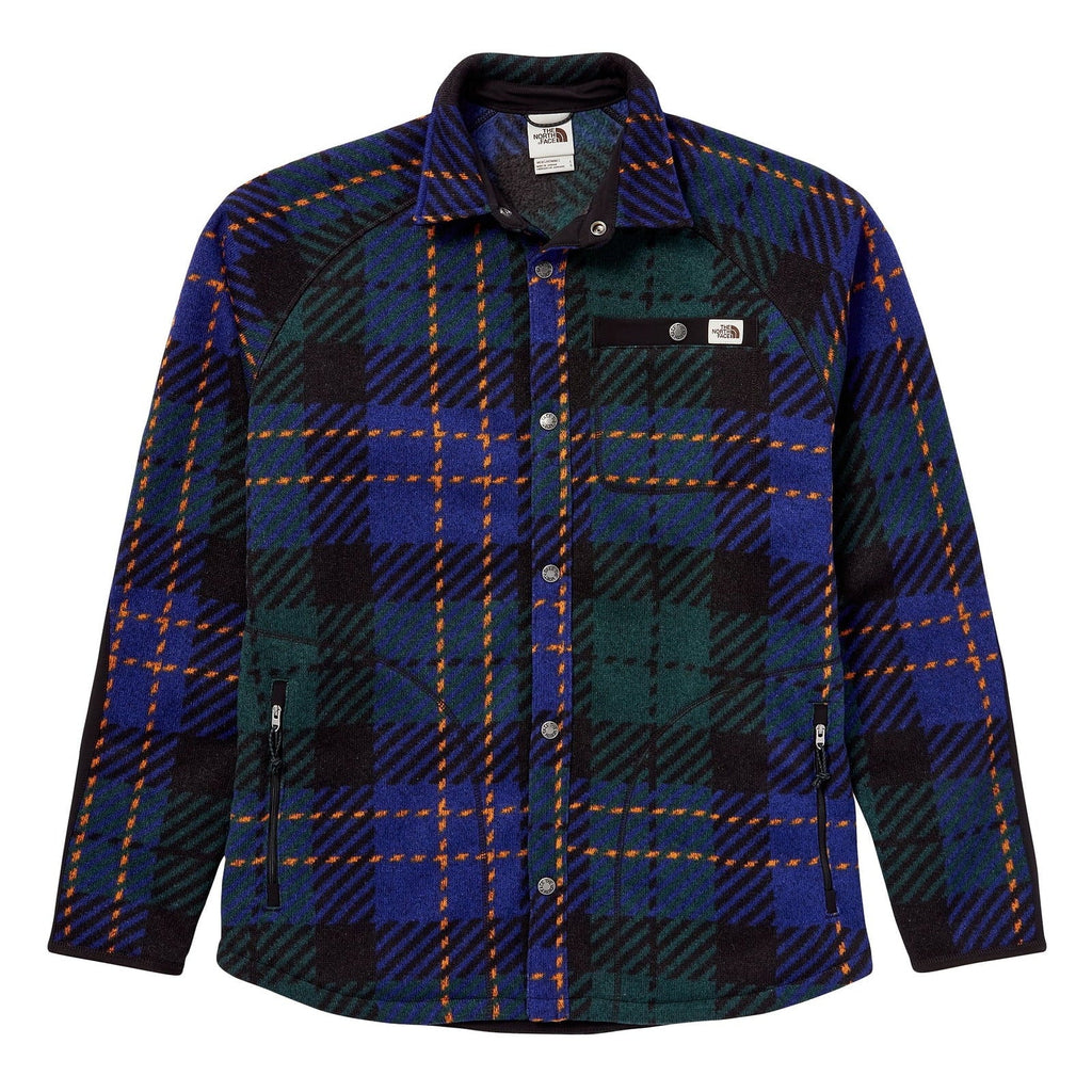 (Large, The Face Lyons Men's Shirt Shacket Plaid North Gordon Jacket Green)