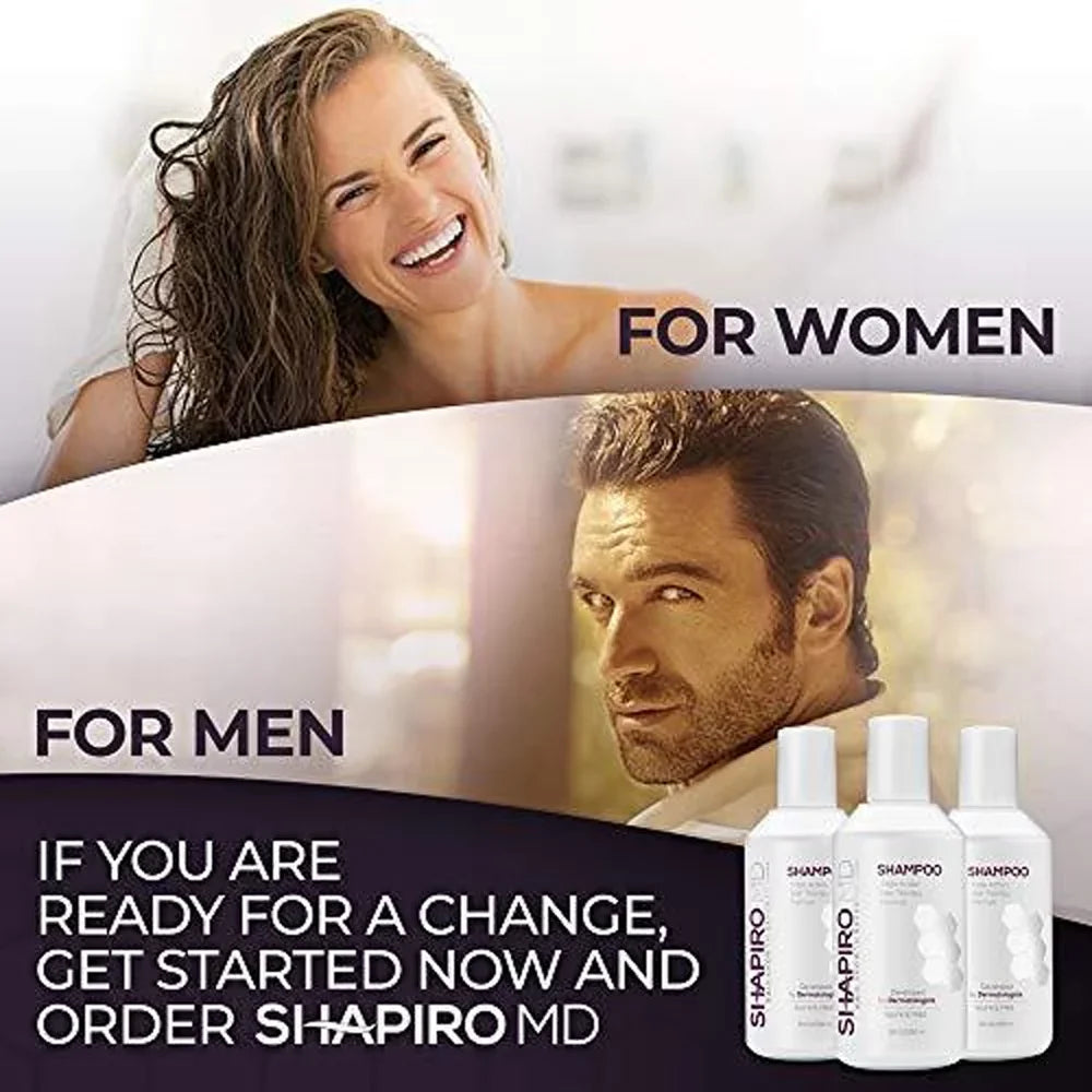 Fighting MD DHT Hair, Hair Month) Vegan 8 Loss ounce Shapiro for Shampoo, Formula Thinning (1