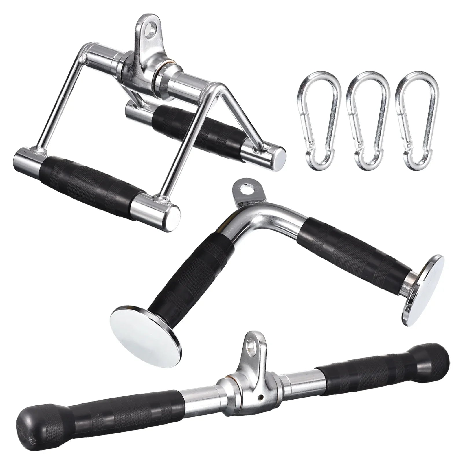 Tricep Silver Cable Accessories, Press Machine for Gym Attachment Down