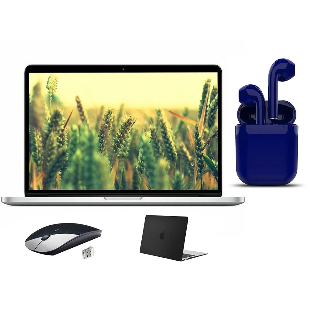 RAM, Black (Refurbished) 2-Day Restored i5, MacBook Core Wireless - Shipping Free 500GB Case, Pro Headset, 13.3-inch, and 8GB HDD, Mouse, Deal: Bundle