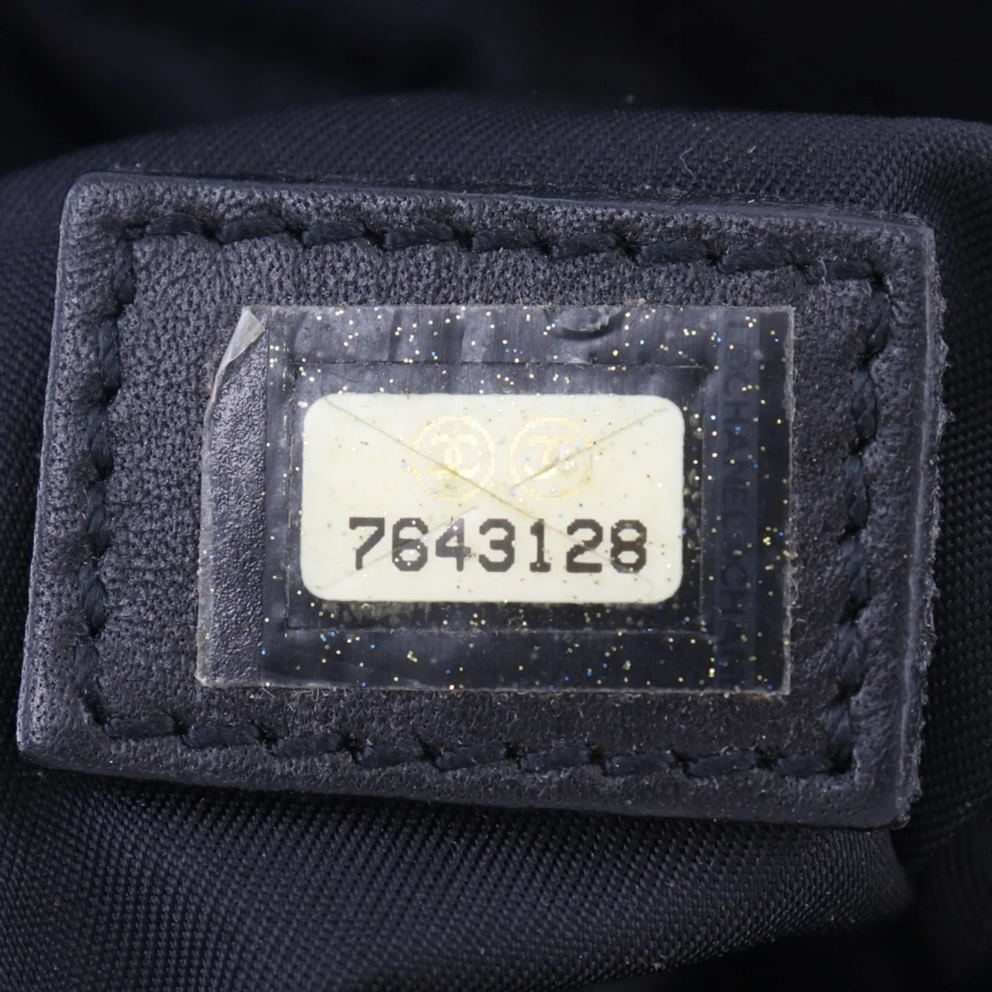 Boston Black Used Handbag Nylon A15828 Canvas Travel New Ladies Authenticated Line Mini