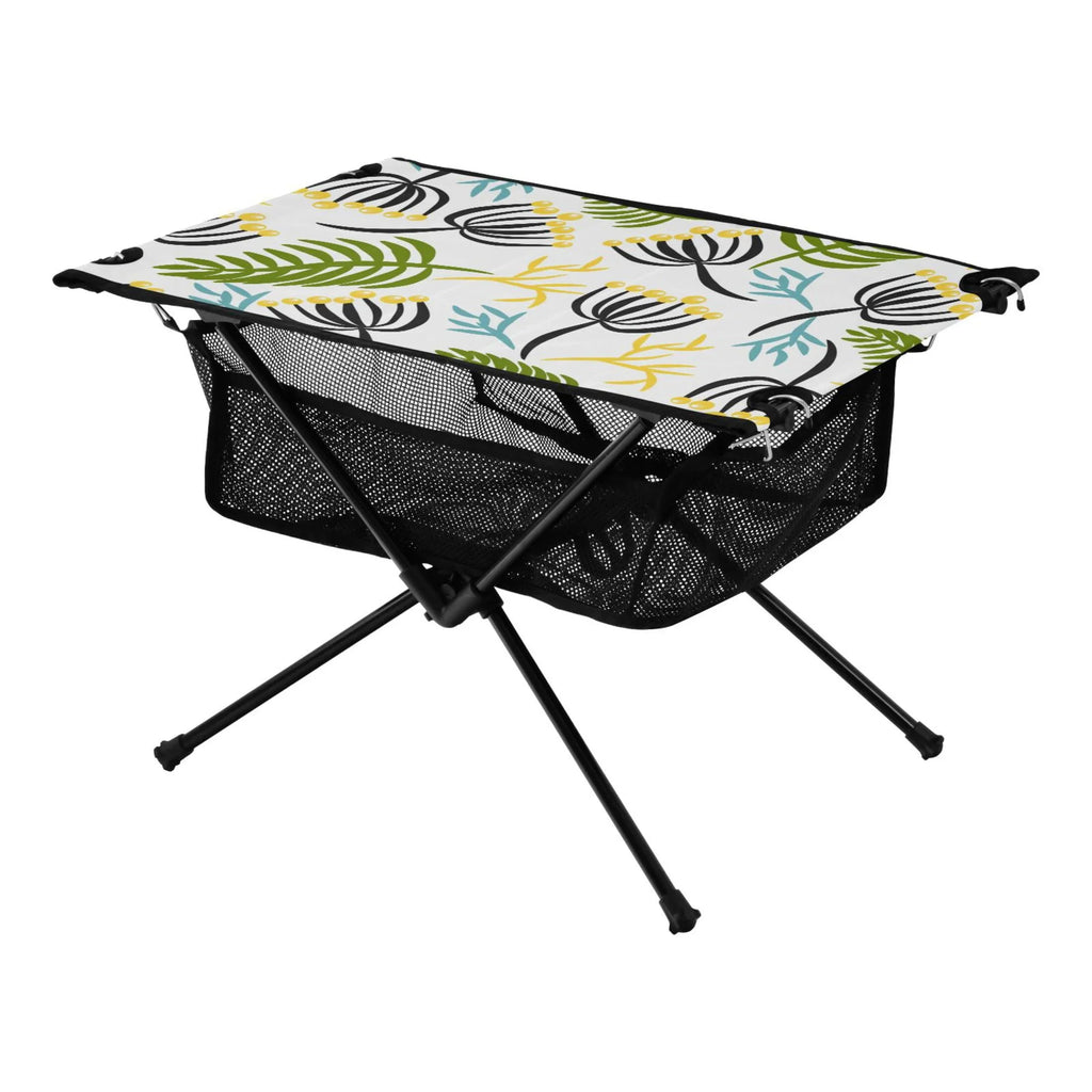 Beach Camping Table Storage Leaves for with Folding Fishing Portable BBQ Table Compact Travel Picnic Table exterior Bag