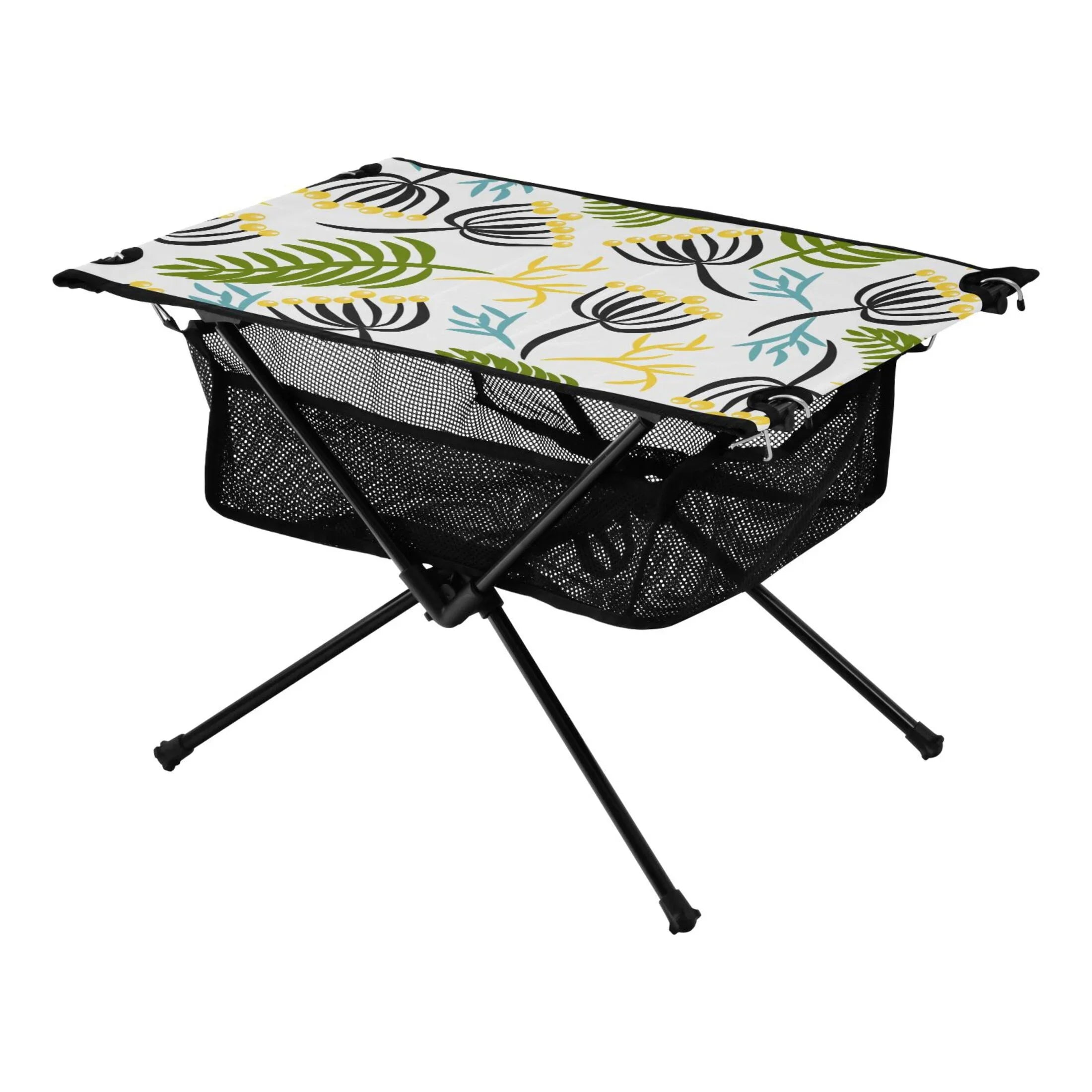 Beach Camping Table Storage Leaves for with Folding Fishing Portable BBQ Table Compact Travel Picnic Table exterior Bag