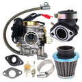50CC Fit 4 Scooter Carb Carburetor Engine Taotao Intake 49CC 18mm Stroke Manifold Air GY6 Filter for