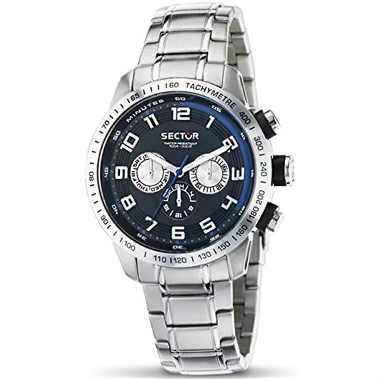 Analog Sector Bracelet Triple-Link Men's Watch Racing Steel R3253575002 with Stainless